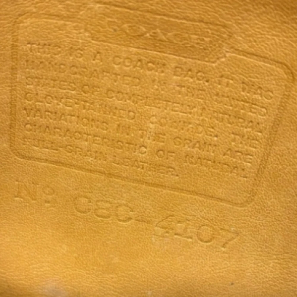 Coach 4107 mini market crossbody bag tan leather